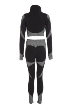 Grey Seamless 3 Piece Gym Set -Deals Clothifyr Store 00100029839 ZB