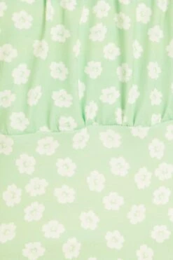 Petite Sage Floral Bodycon Midi Dress -Deals Clothifyr Store 00100030439 ZS