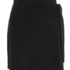 Black Wrap Mini Skirt -Deals Clothifyr Store 00100034064 ZM