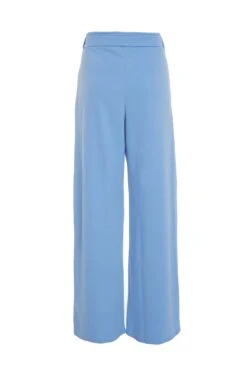 Petite Blue High Waisted Trousers -Deals Clothifyr Store 00100034327 ZB