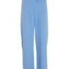Petite Blue High Waisted Trousers