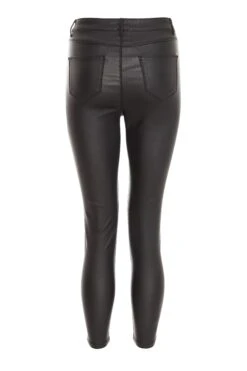 Petite Black Faux Leather Skinny Jeans 12 Petite Black Faux Leather Skinny Jeans -Deals Clothifyr Store 00100034822 ZB