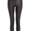 Petite Black Faux Leather Skinny Jeans -Deals Clothifyr Store 00100034822 ZM