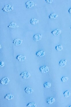 Petite Blue Chiffon Polka Dot Skater Dress -Deals Clothifyr Store 00100034937 ZS