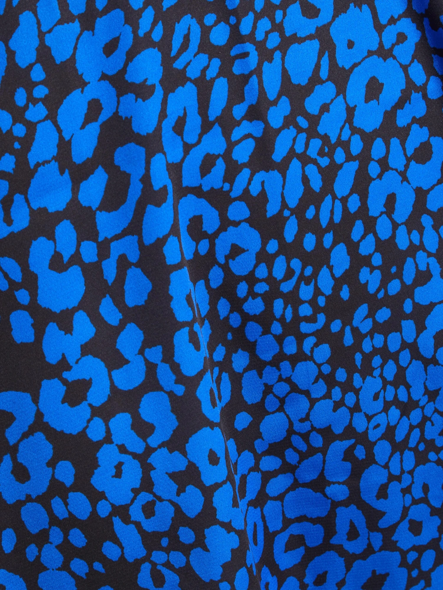 Petite Royal Blue Animal Print Mini Dress 8 Petite Royal Blue Animal Print Mini Dress - Image 6