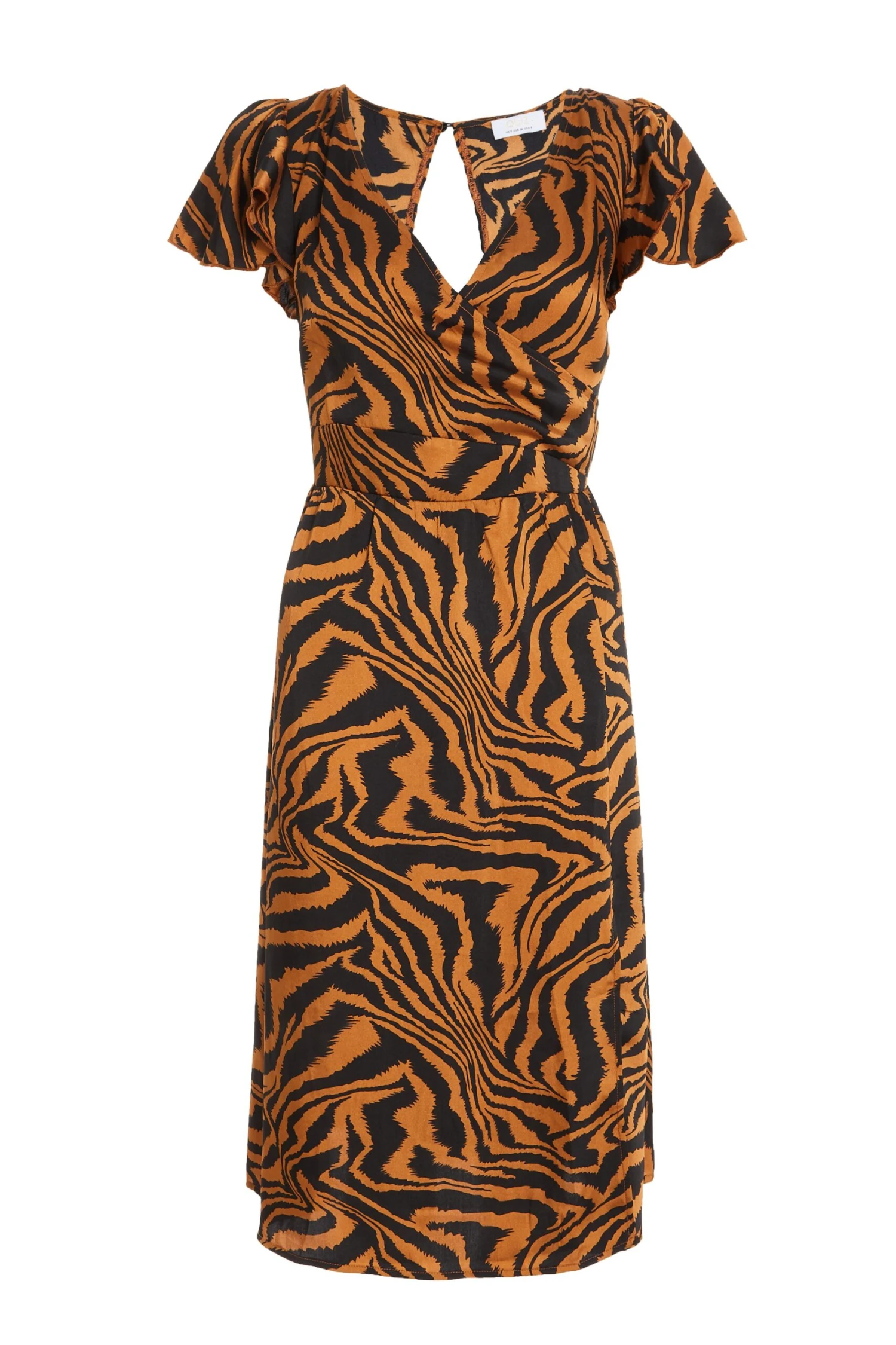 Petite Rust Animal Print Midi Dress 3 Petite Rust Animal Print Midi Dress