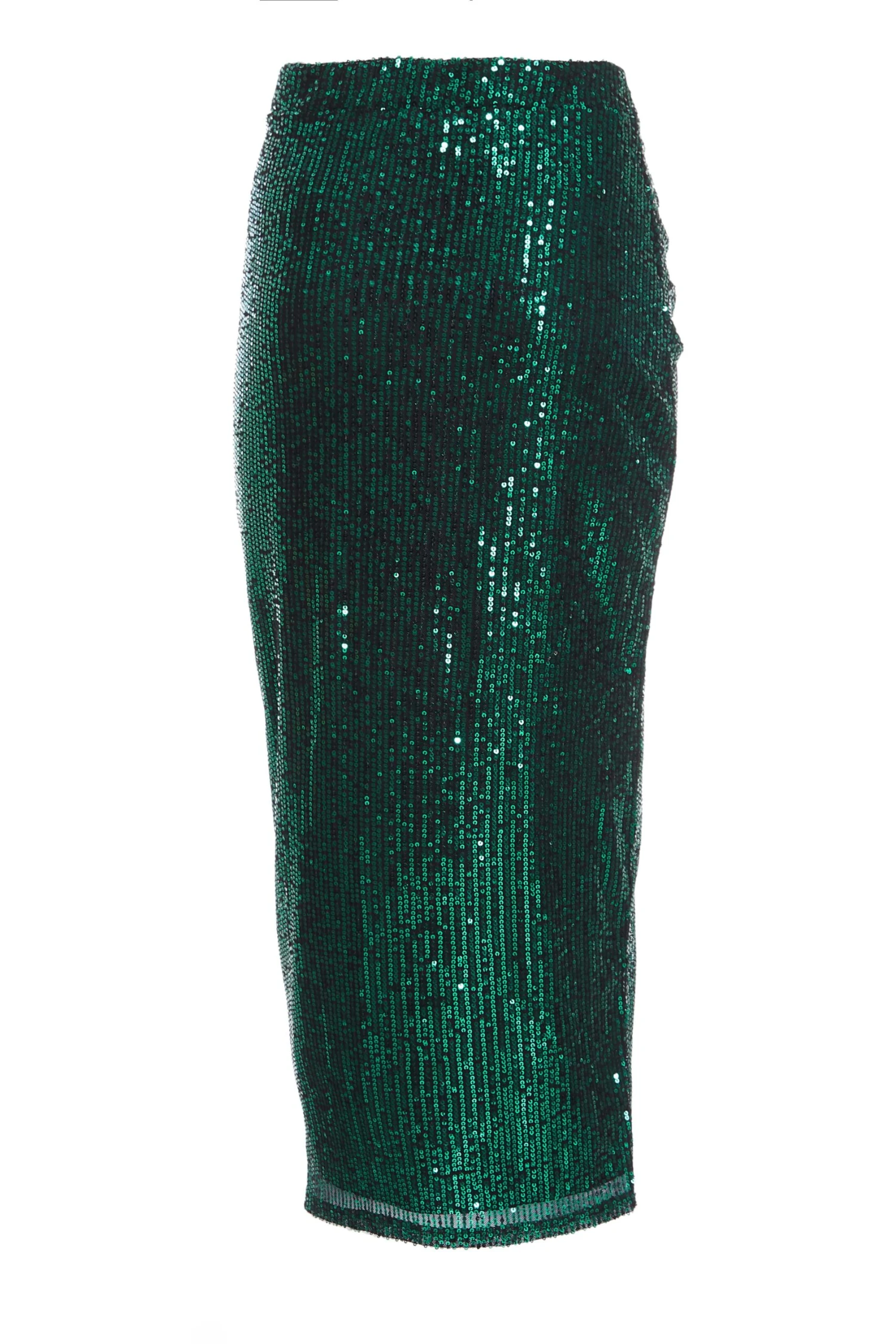 Green Sequin Ruched Midi Skirt 7 Green Sequin Ruched Midi Skirt - Image 5