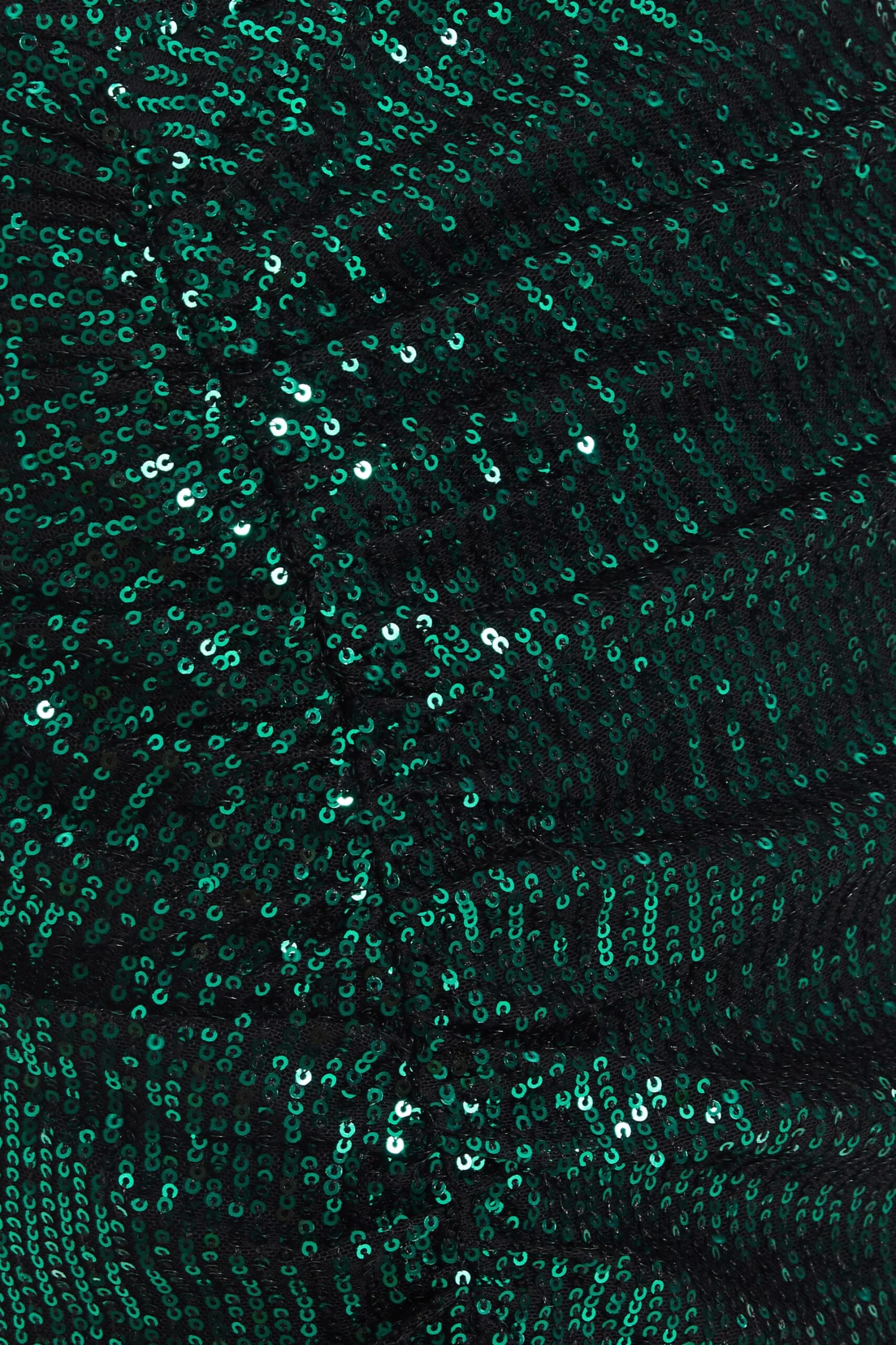 Green Sequin Ruched Midi Skirt 8 Green Sequin Ruched Midi Skirt - Image 6