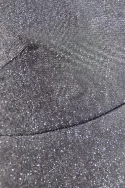 Silver Glitter Crop Top -Deals Clothifyr Store 00100035841 ZS