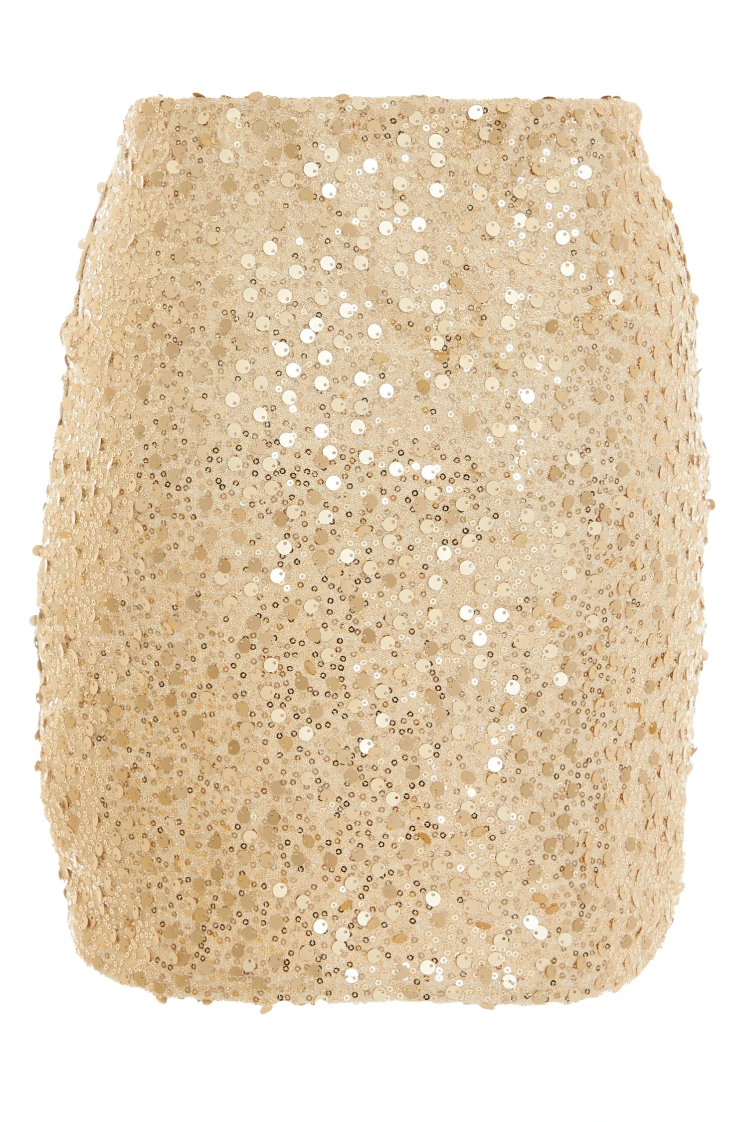 Gold Sequin Mini Skirt 7 Gold Sequin Mini Skirt - Image 5