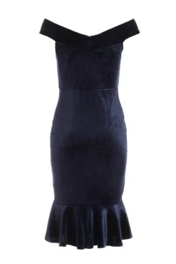 Petite Royal Blue Velvet Midi Dress 12 Petite Royal Blue Velvet Midi Dress -Deals Clothifyr Store 00100036089 ZB