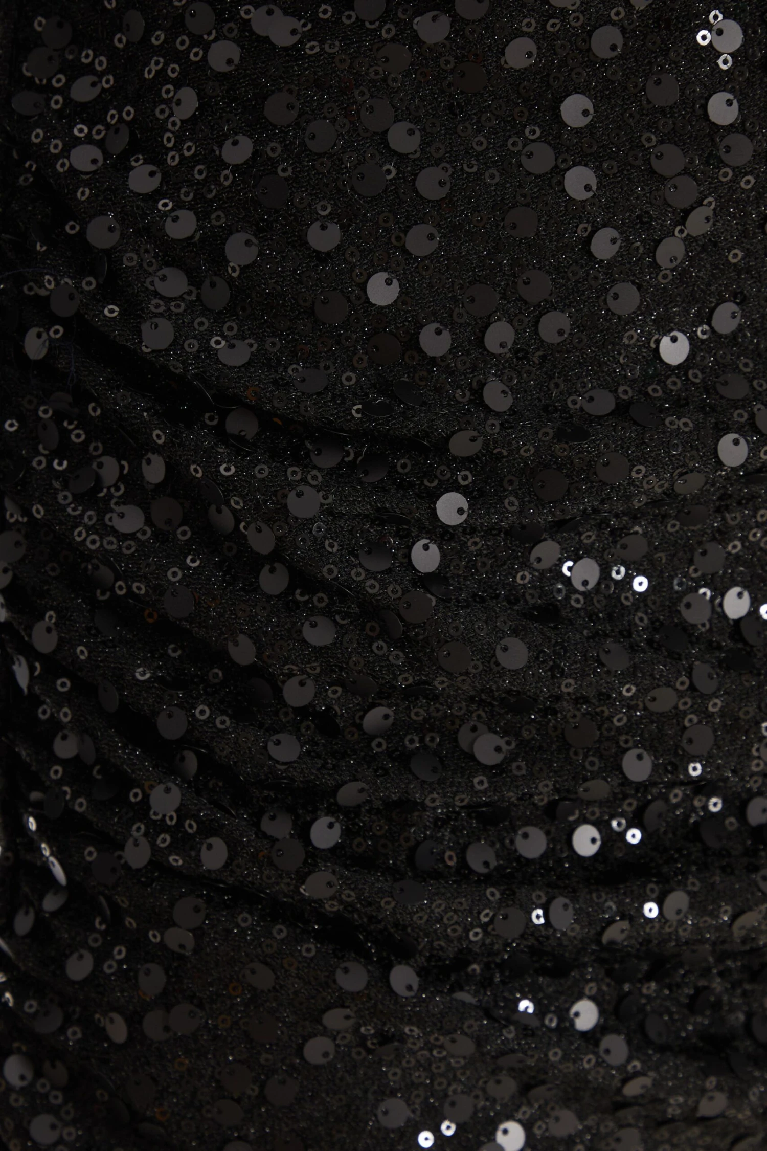 Curve Black Sequin Wrap Midi Dress 8 Curve Black Sequin Wrap Midi Dress - Image 6