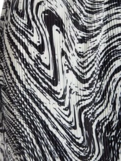 Petite Black Plisse Swirl Midaxi Dress -Deals Clothifyr Store 00100036324 ZS