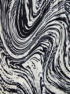 Petite Black Plisse Swirl Wrap Dress -Deals Clothifyr Store 00100036325 ZS