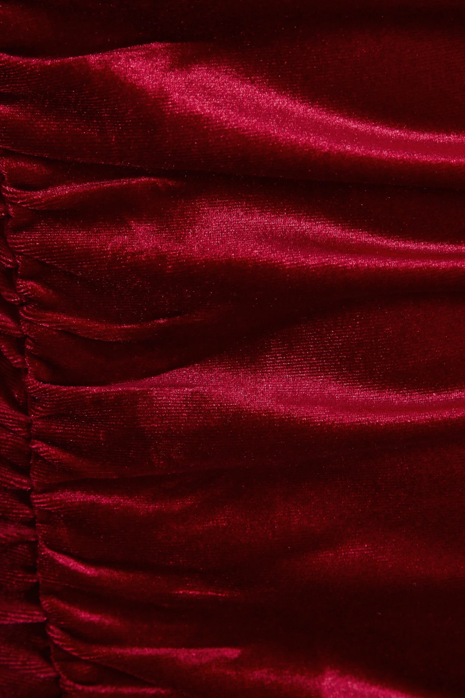 Curve Berry Velvet Ruched Midi Dress 8 Curve Berry Velvet Ruched Midi Dress - Image 6