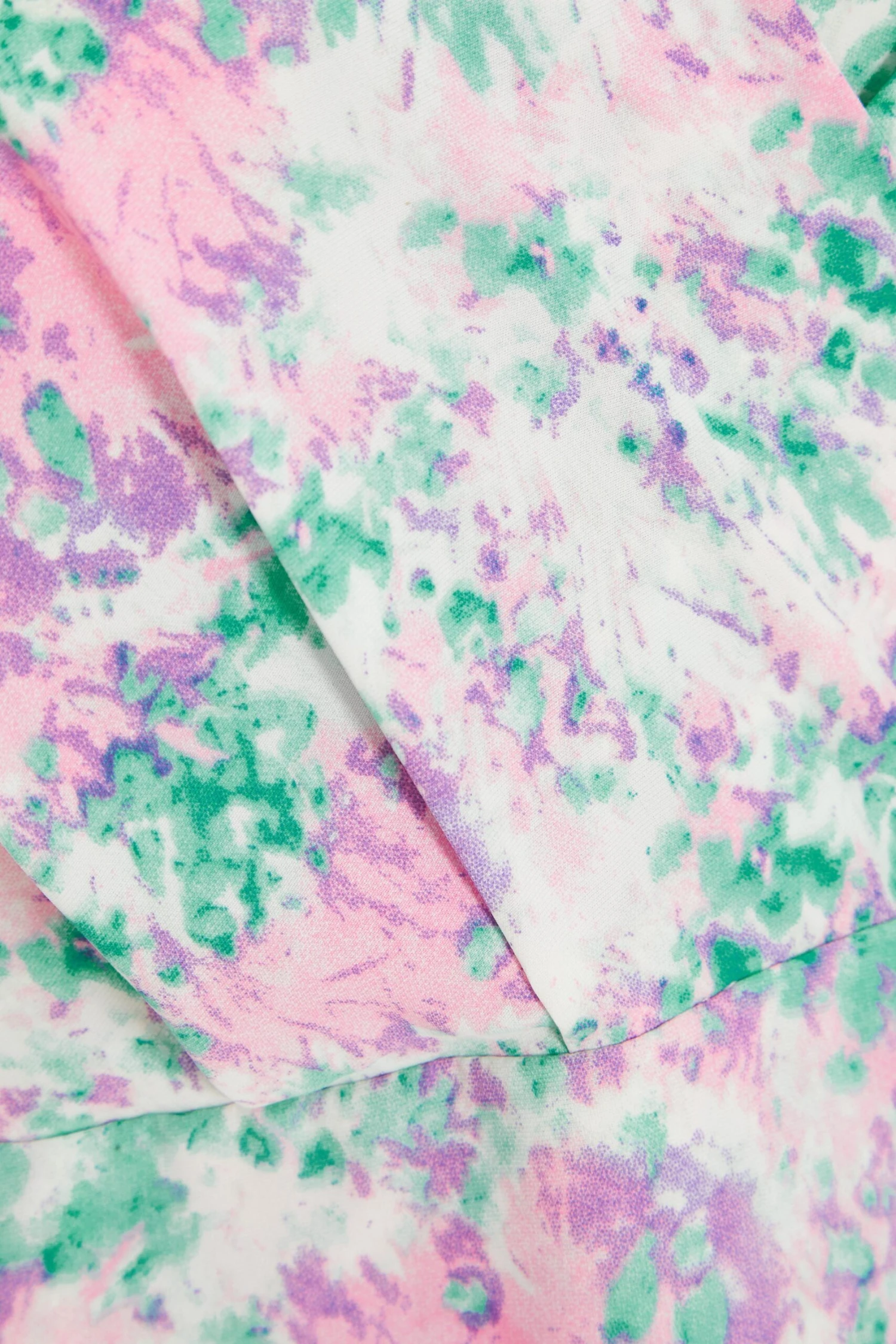 Petite Pink Smudge Print Playsuit 8 Petite Pink Smudge Print Playsuit - Image 6