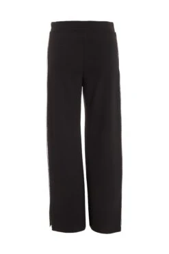 Petite Black Embellished Trim Palazzo Trousers -Deals Clothifyr Store 00100036568 ZB