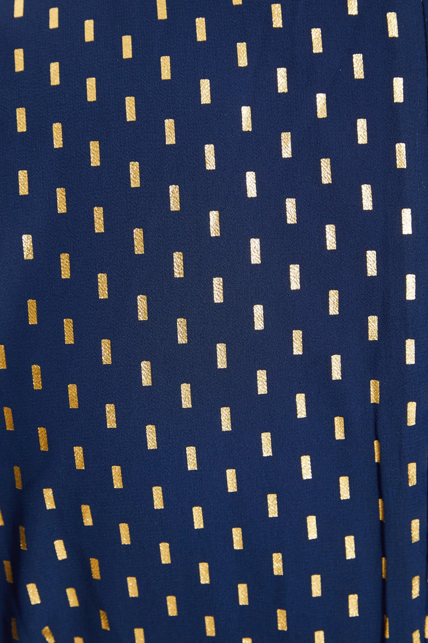 Curve Navy Chiffon Metallic Wrap Dress 8 Curve Navy Chiffon Metallic Wrap Dress - Image 6