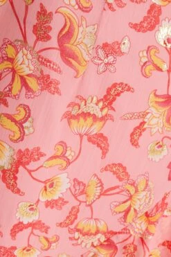 Pink Chiffon Paisley Print Maxi Dress 13 Pink Chiffon Paisley Print Maxi Dress -Deals Clothifyr Store 00100036833 ZS