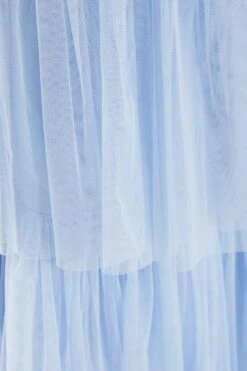 Blue Tulle Skater Skirt -Deals Clothifyr Store 00100036840 ZS