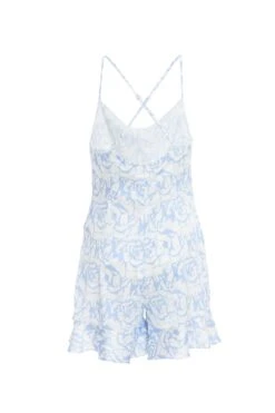 Petite Blue Satin Floral Mini Dress 12 Petite Blue Satin Floral Mini Dress -Deals Clothifyr Store 00100037163 ZB