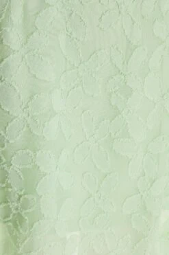 Sage Jacquard Puff Sleeve Midi Dress 13 Sage Jacquard Puff Sleeve Midi Dress -Deals Clothifyr Store 00100037183 ZS