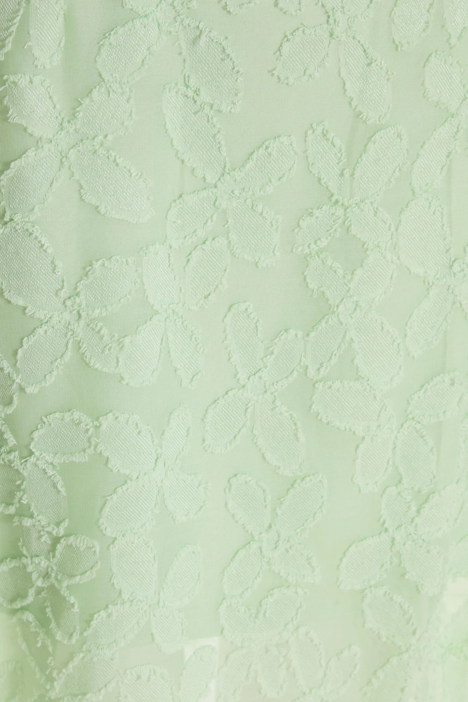 Sage Jacquard Puff Sleeve Midi Dress 8 Sage Jacquard Puff Sleeve Midi Dress - Image 6