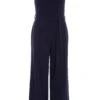 Curve Navy Cowl Neck Palazzo Jumpsuit 1 Curve Navy Cowl Neck Palazzo Jumpsuit -Deals Clothifyr Store 00100037200 ZM