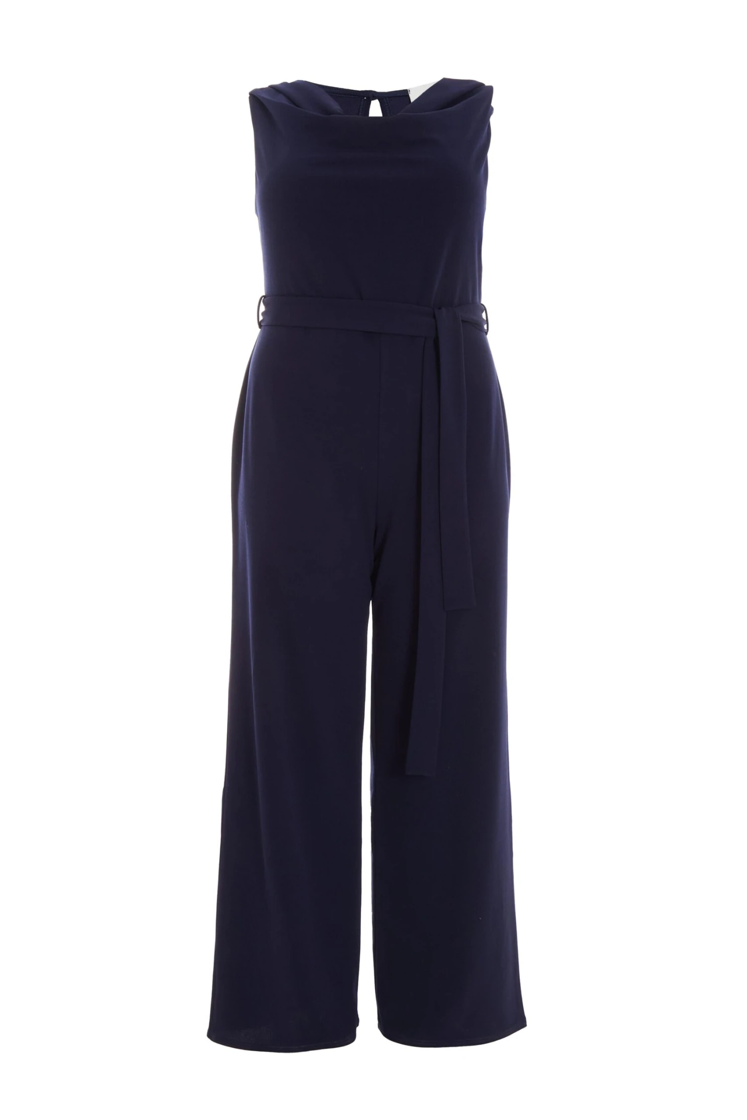 Curve Navy Cowl Neck Palazzo Jumpsuit 3 Curve Navy Cowl Neck Palazzo Jumpsuit