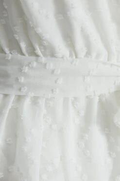 Cream Chiffon Lace Peplum Top -Deals Clothifyr Store 00100037228 ZS