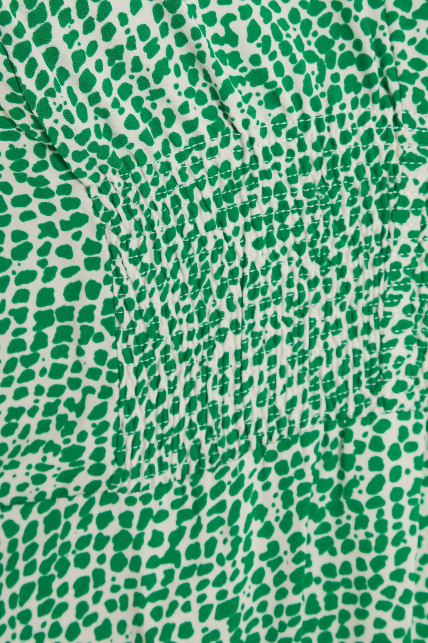 Curve Green Polka Dot Frill Midi Dress 8 Curve Green Polka Dot Frill Midi Dress - Image 6