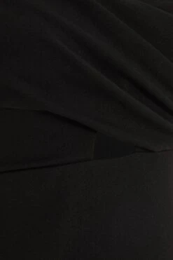 Petite Black Cut Out Midi Dress -Deals Clothifyr Store 00100037398 ZS