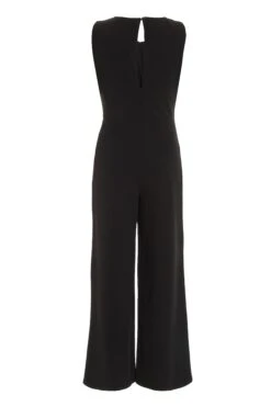 Petite Black Cut Out Palazzo Jumpsuit -Deals Clothifyr Store 00100037399 ZB