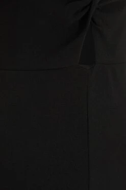 Petite Black Cut Out Palazzo Jumpsuit -Deals Clothifyr Store 00100037399 ZS