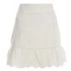 White Crochet Trim Mini Skirt 2 White Crochet Trim Mini Skirt -Deals Clothifyr Store 00100037459 ZM