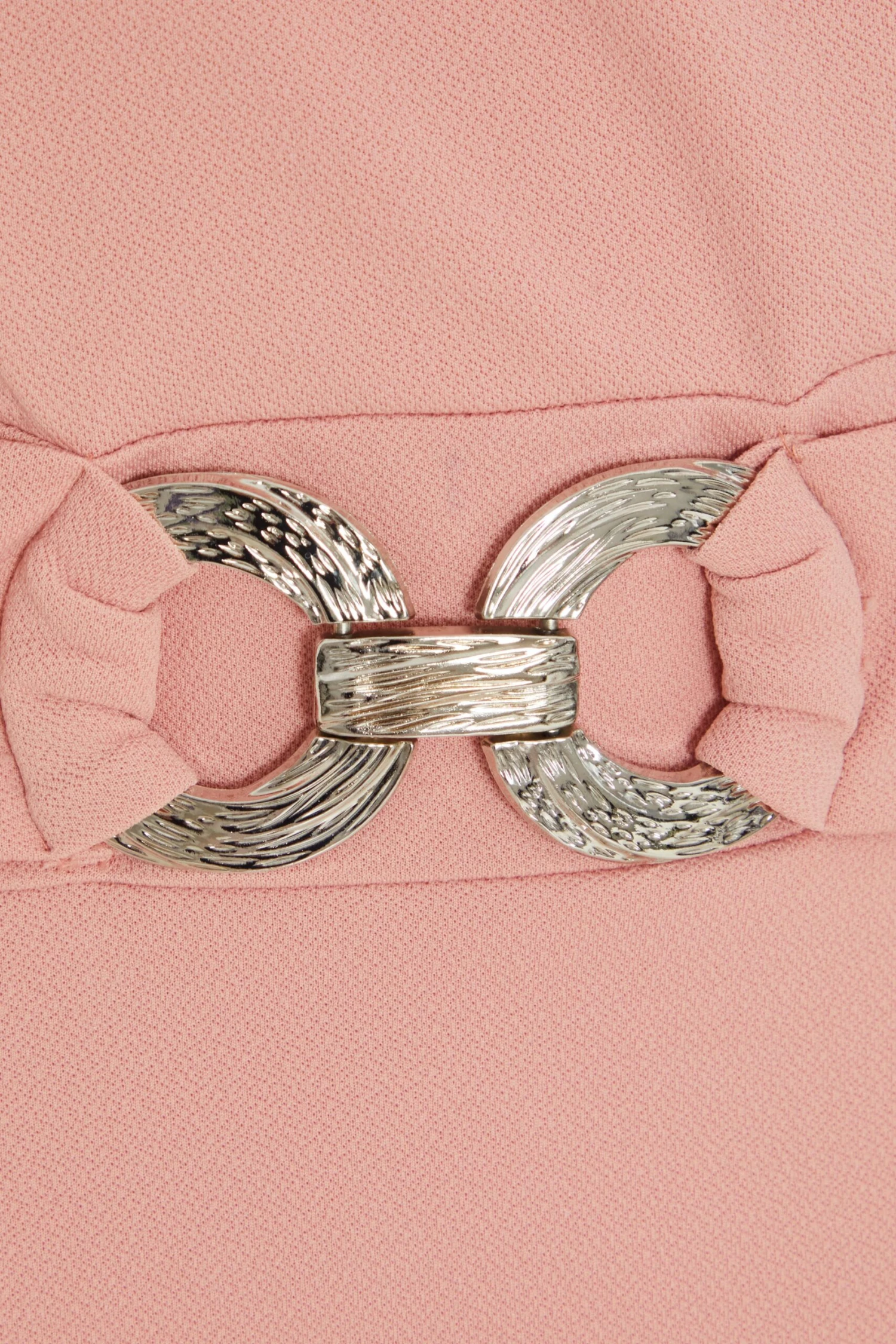 Petite Pink Wrap Dip Hem Midi Dress 8 Petite Pink Wrap Dip Hem Midi Dress - Image 6