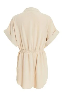 Stone Button Ruched Blouse -Deals Clothifyr Store 00100037722 ZB