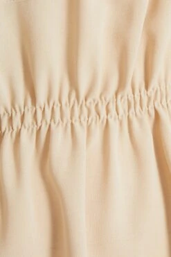 Stone Button Ruched Blouse -Deals Clothifyr Store 00100037722 ZS