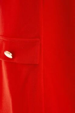 Curve Orange Ruched Sleeve Blazer -Deals Clothifyr Store 00100037731 ZS