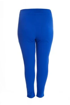 Curve Royal Blue Split Front Trousers -Deals Clothifyr Store 00100037740 ZB
