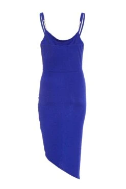 Petite Royal Blue Diamante Ruched Midi Dress 12 Petite Royal Blue Diamante Ruched Midi Dress -Deals Clothifyr Store 00100037742 ZB