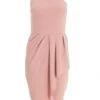 Petite Pink Ruched Wrap Midi Dress 2 Petite Pink Ruched Wrap Midi Dress -Deals Clothifyr Store 00100037744 ZM