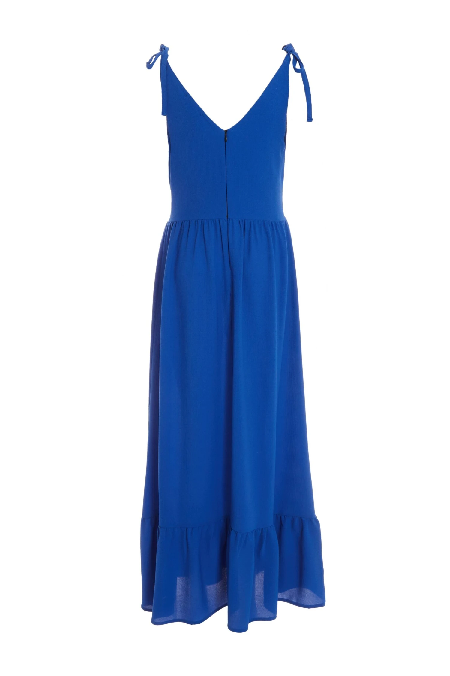 Royal Blue Tie Midaxi Dress 6 Royal Blue Tie Midaxi Dress - Image 5