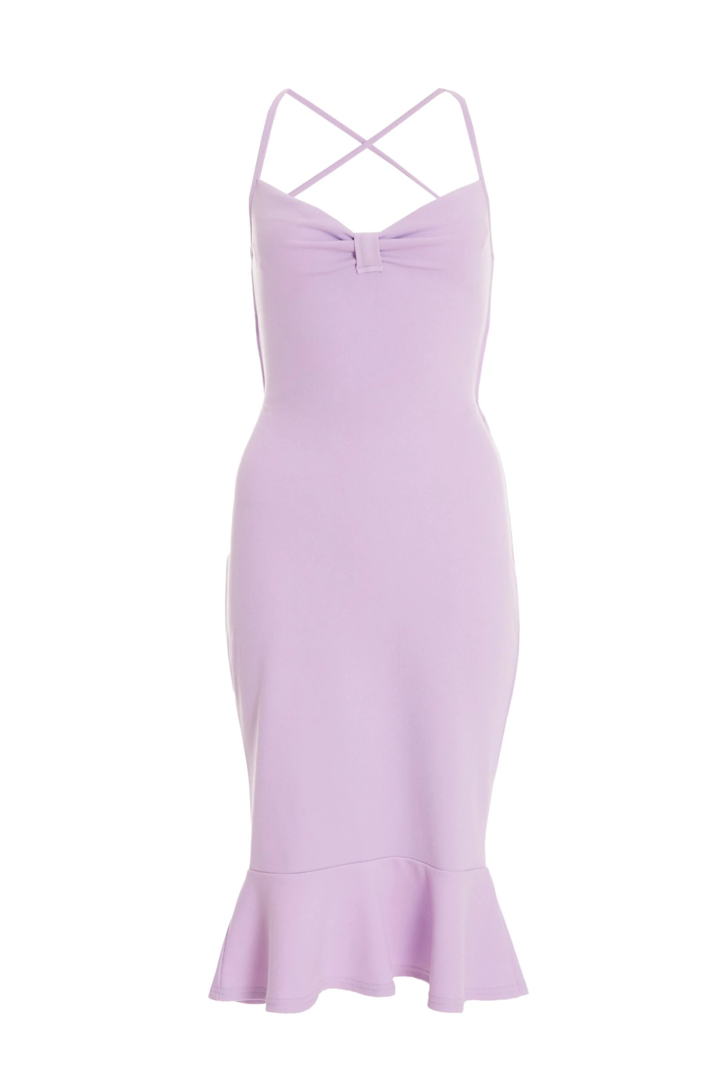 Petite Lilac Bow Tie Back Midi Dress 3 Petite Lilac Bow Tie Back Midi Dress
