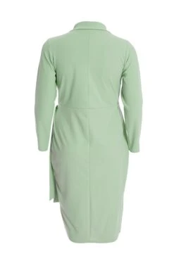 Curve Sage Wrap Mini Blazer Dress 12 Curve Sage Wrap Mini Blazer Dress -Deals Clothifyr Store 00100037977 ZB
