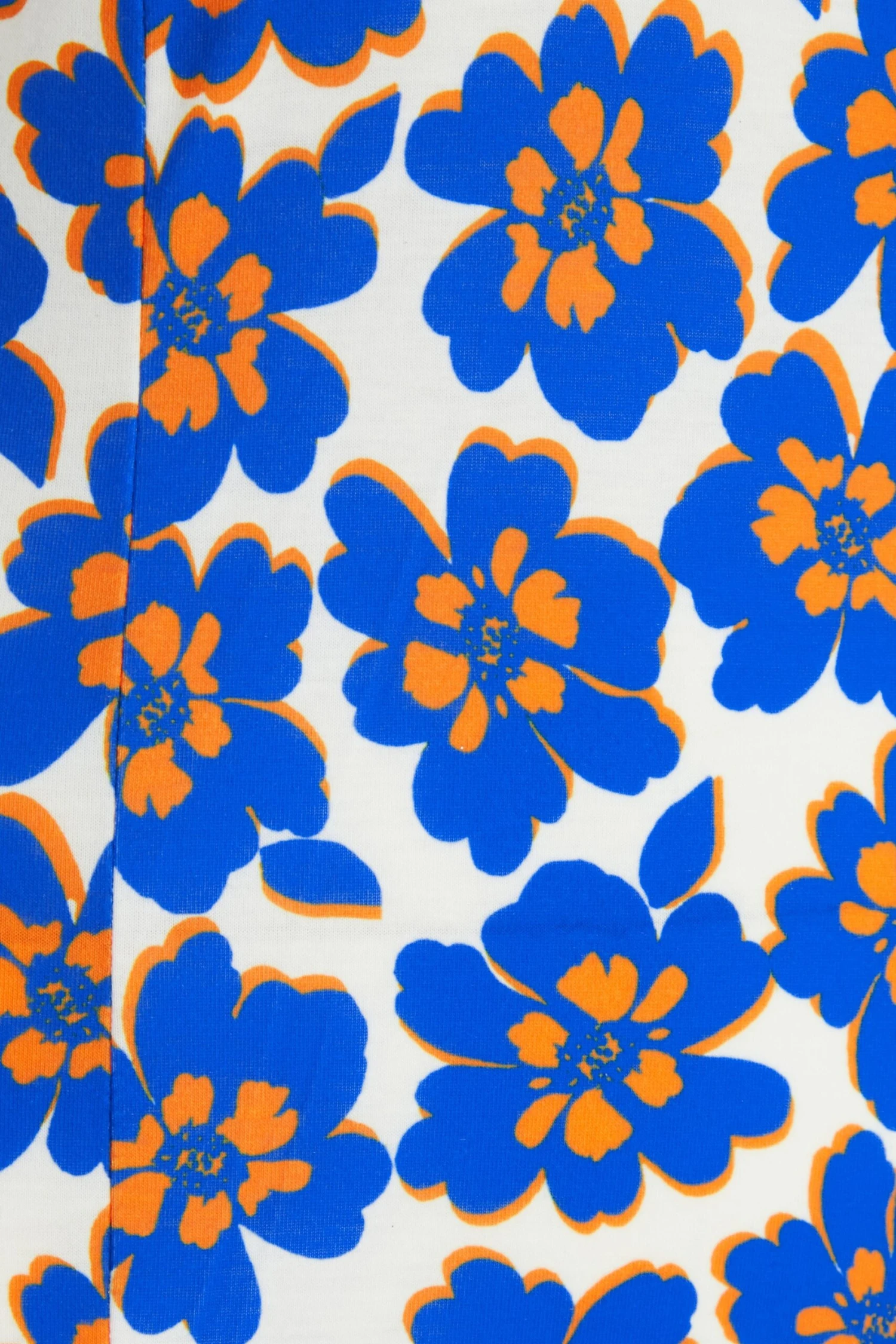 Petite Royal Blue Floral Midi Dress 8 Petite Royal Blue Floral Midi Dress - Image 6