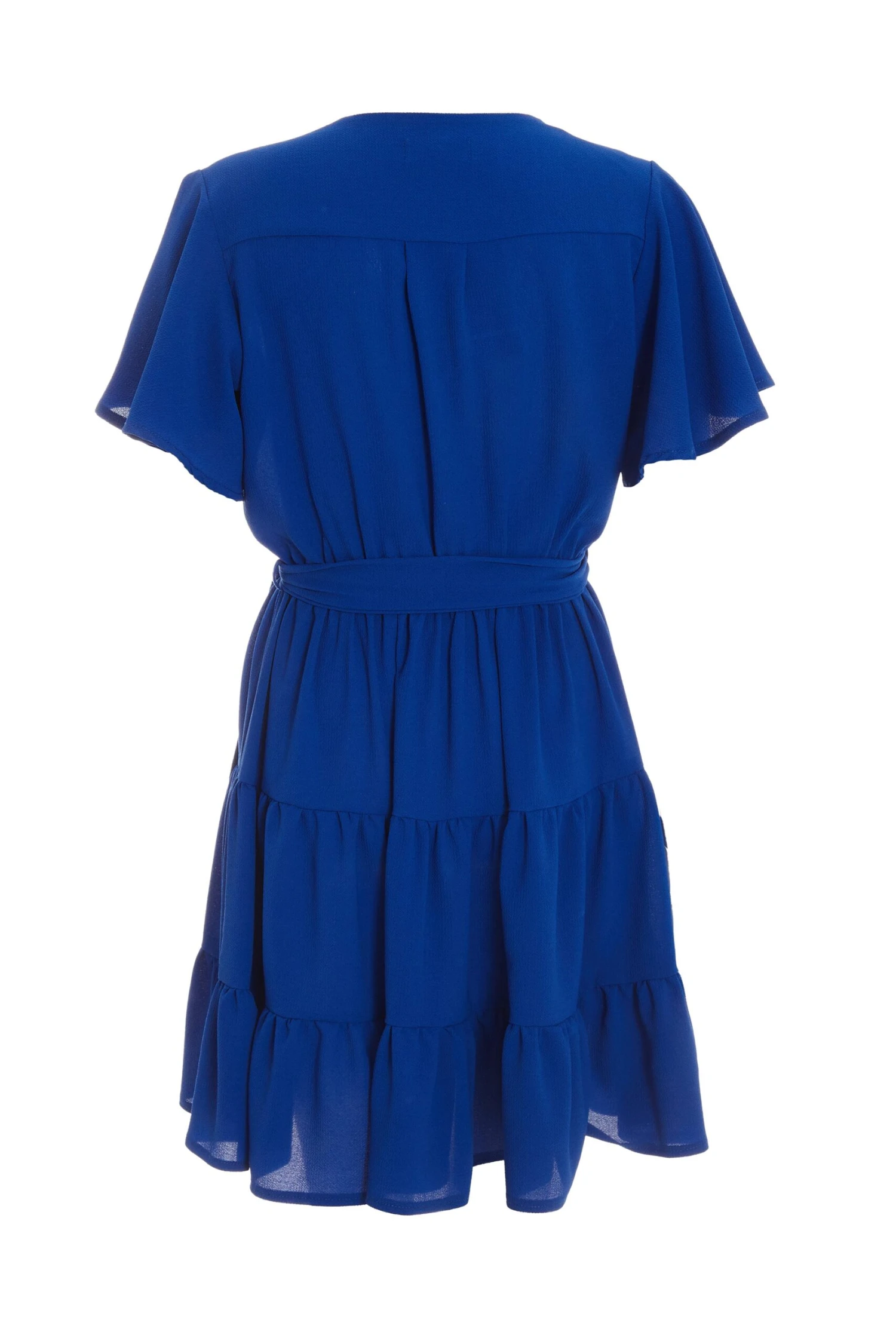 Royal Blue Wrap Skater Dress 7 Royal Blue Wrap Skater Dress - Image 5