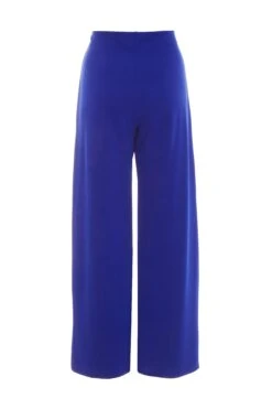 Petite Royal Blue Button Palazzo Trousers -Deals Clothifyr Store 00100038393 ZB
