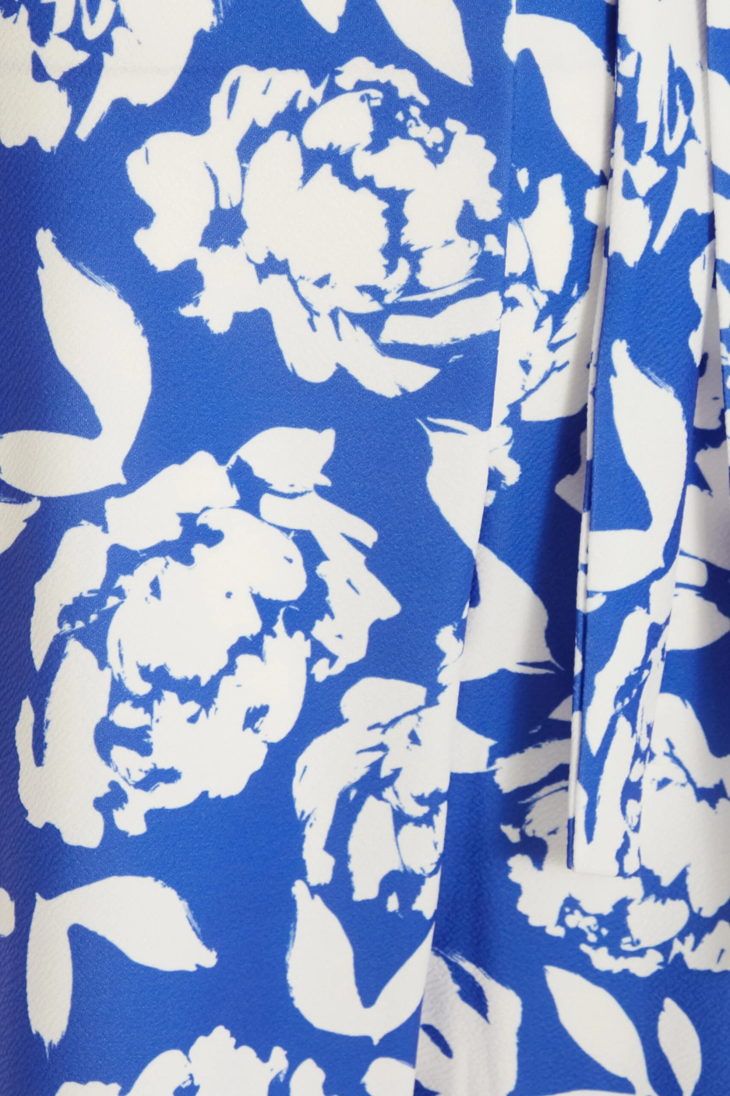 Petite Royal Blue Floral Culotte Jumpsuit 8 Petite Royal Blue Floral Culotte Jumpsuit - Image 6