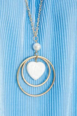 Blue Bardot Necklace Top -Deals Clothifyr Store 00100038405 ZS